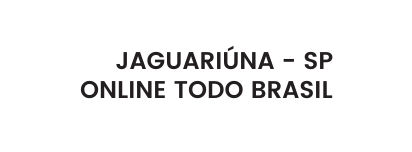 JAGUARIÚNA SP ONLINE TODO BRASIL